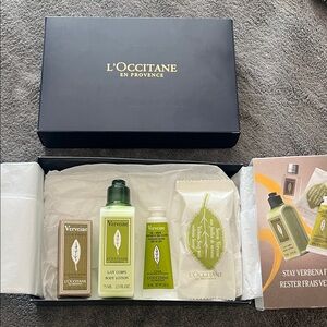 ❤️L'OCCITANE Verbena Body Care Collection - Green and White NWT